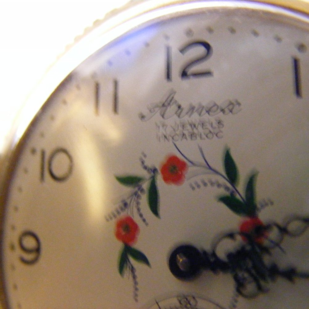 Arnex Hunting Pocket Watch Mens or Womens Mechanical Vintage - Picture 7 of 8